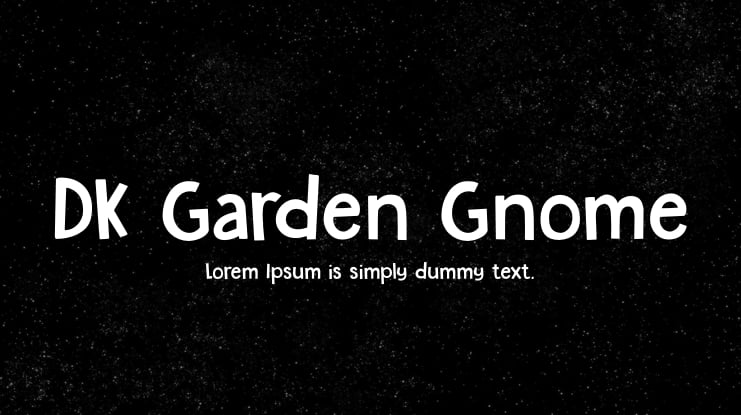 DK Garden Gnome Font