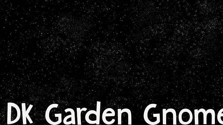 DK Garden Gnome Font