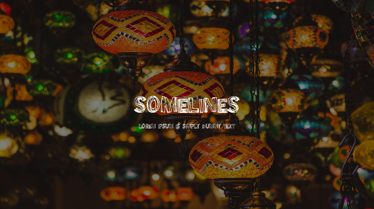 SomeLines Font