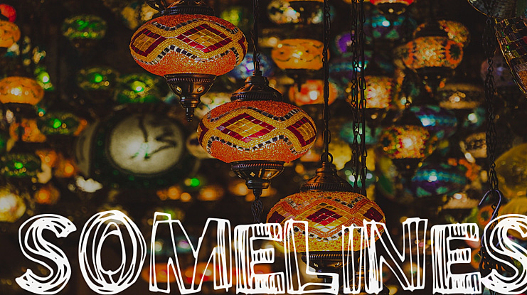 SomeLines Font
