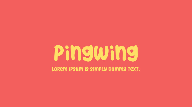pingwing Font