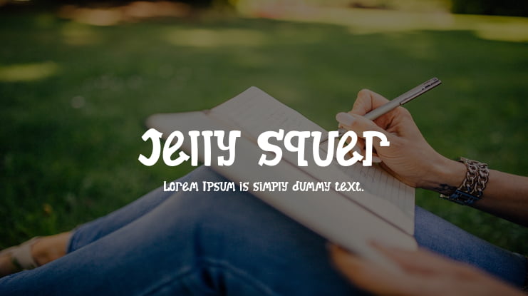Jelly Squer Font