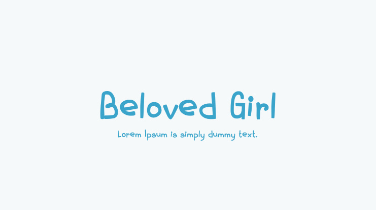 Beloved Girl Font