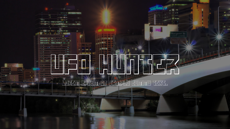 Ufo Hunter Font Family