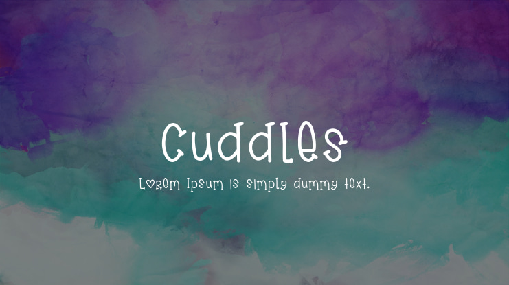 cuddles Font