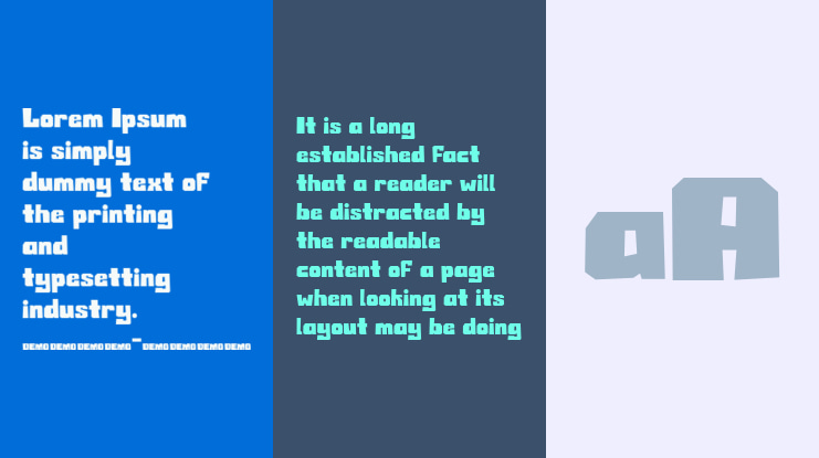 BERM CREEK demo Font