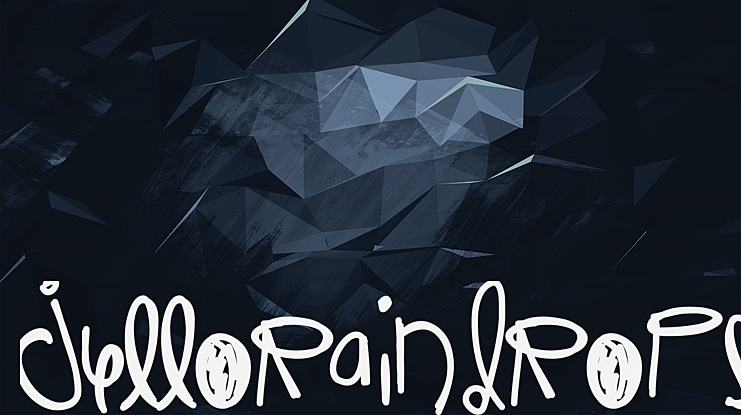 JelloRaindrops Font