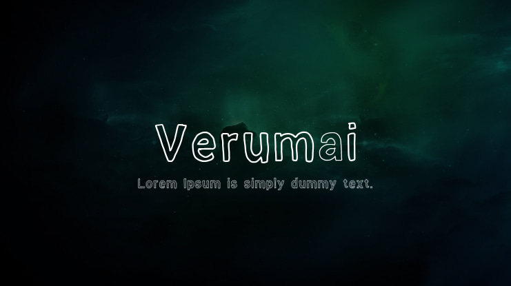 Verumai Font