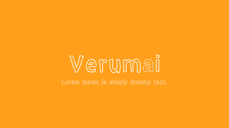 Verumai Font