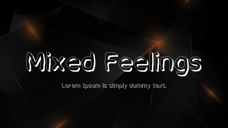 Mixed Feelings Font