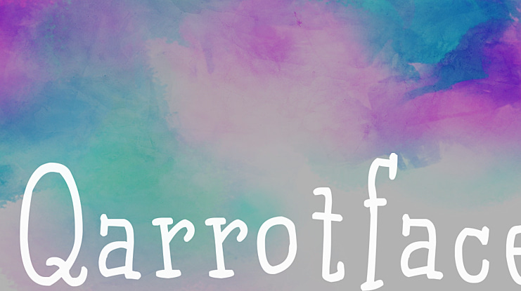 Qarrotface Font