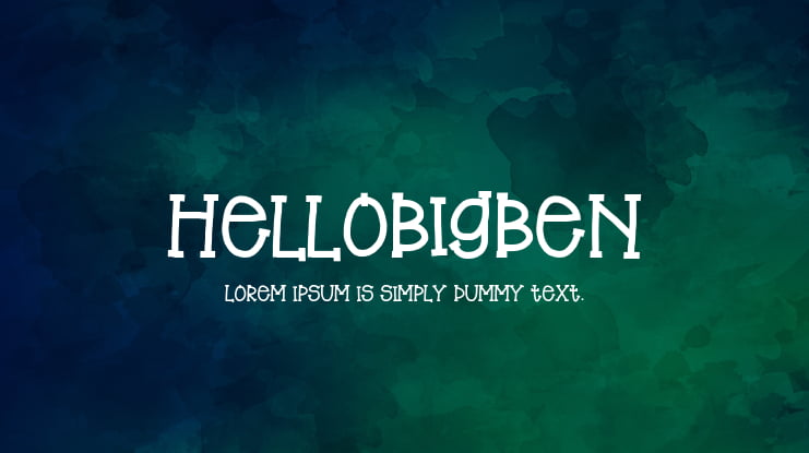 HelloBigBen Font
