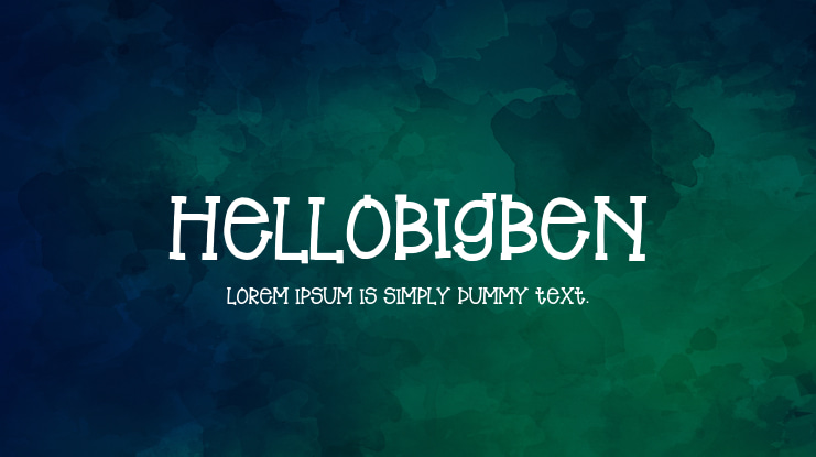 HelloBigBen Font