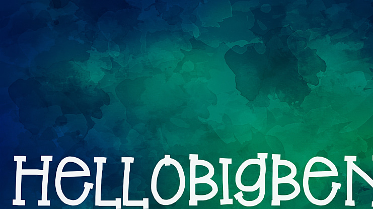HelloBigBen Font