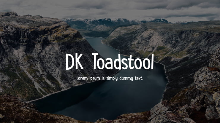 DK Toadstool Font