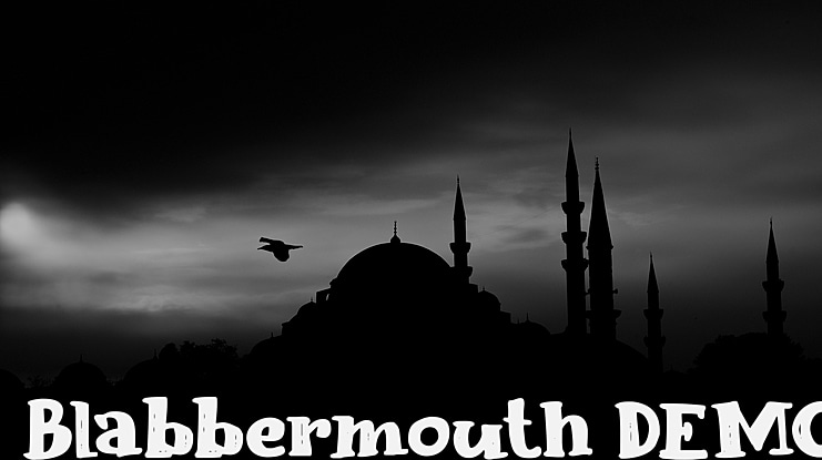 Blabbermouth DEMO Font