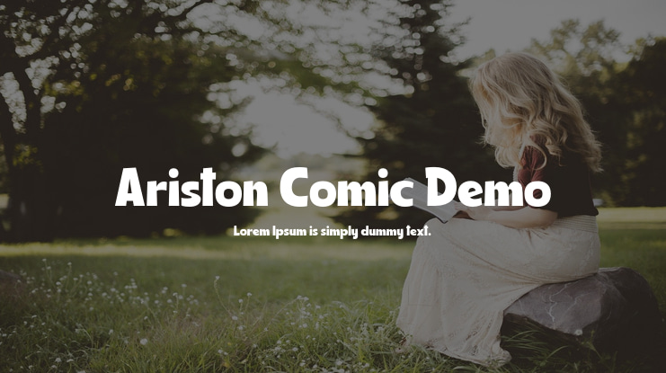 Ariston Comic Demo Font