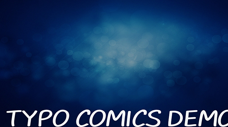 TYPO COMICS  DEMO Font Family