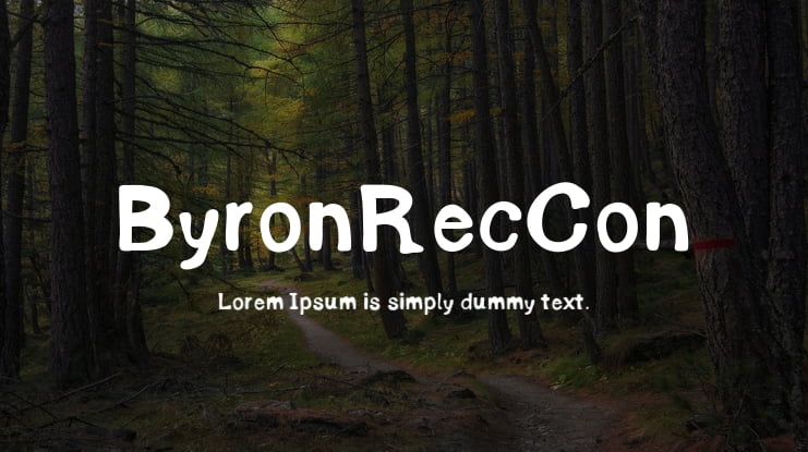 ByronRecCon Font