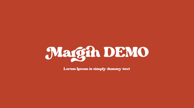 Margin DEMO Font
