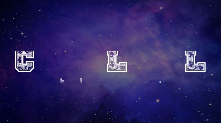 Cheer Lace Leader Font