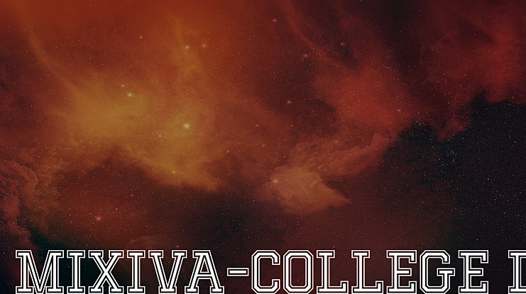 MIXIVA-COLLEGE Demo Font Family
