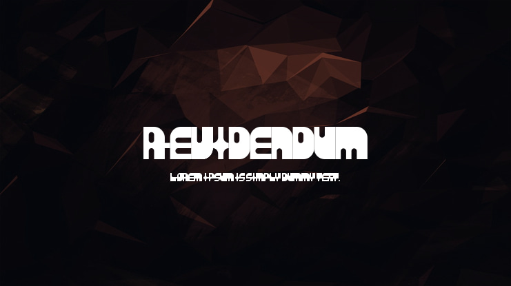 Revidendum Font