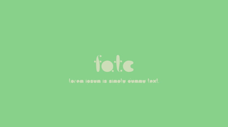 FatC Font
