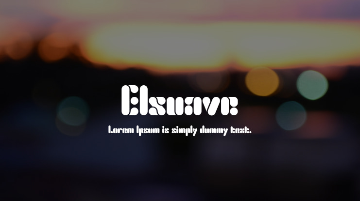 Elsuave Font