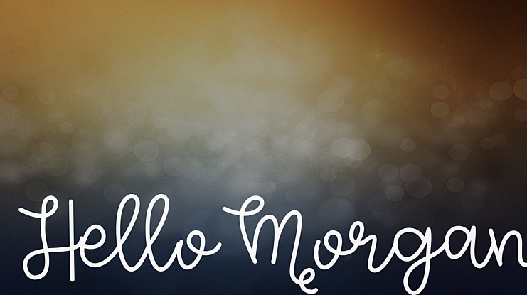 HelloMorgan Font