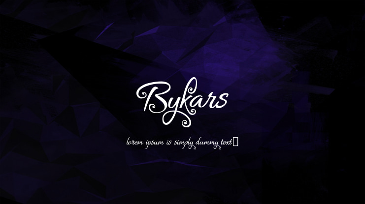 Bykars Font