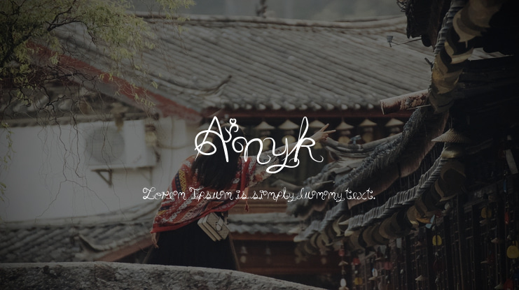 Anyk Font