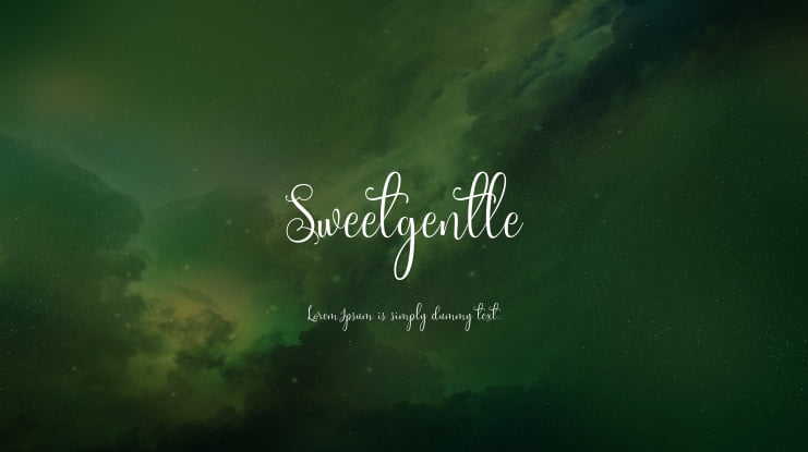 Sweetgentle Font