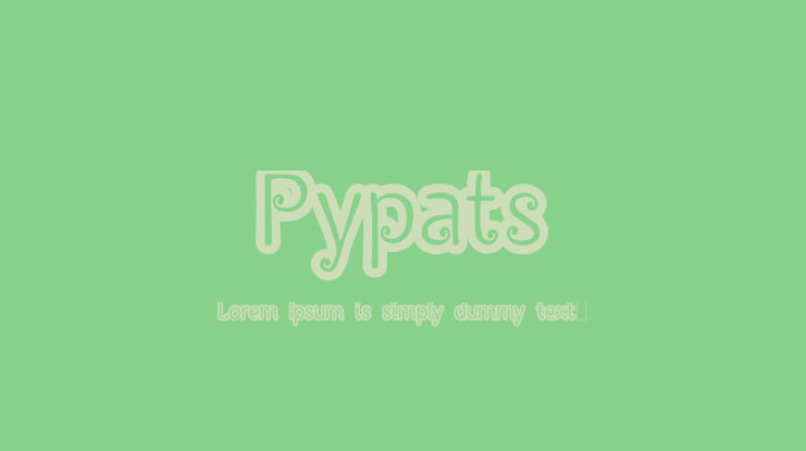 Pypats Font