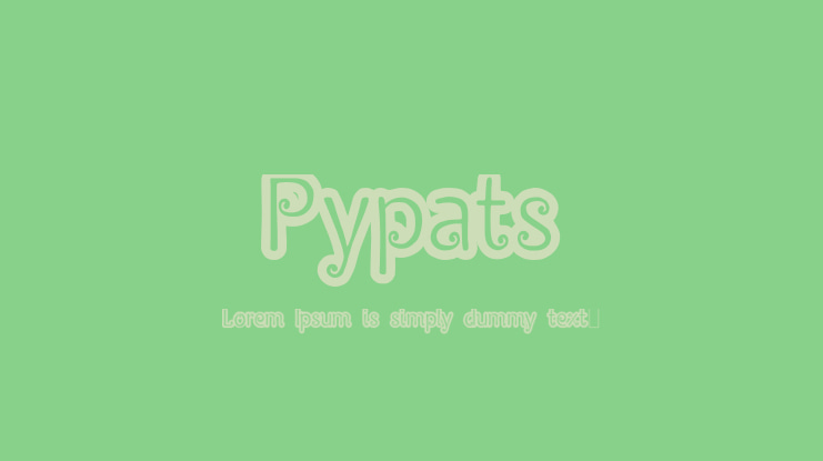 Pypats Font
