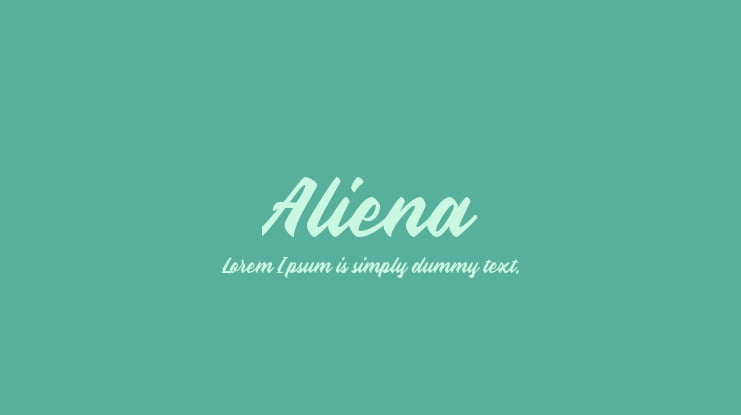 Aliena Font