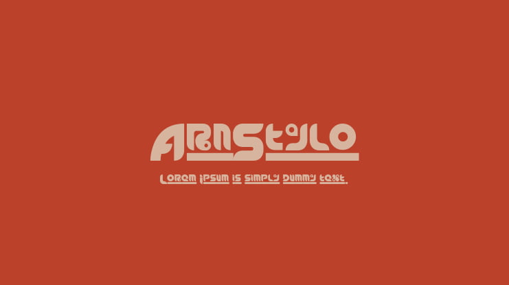 ArnStylo Font
