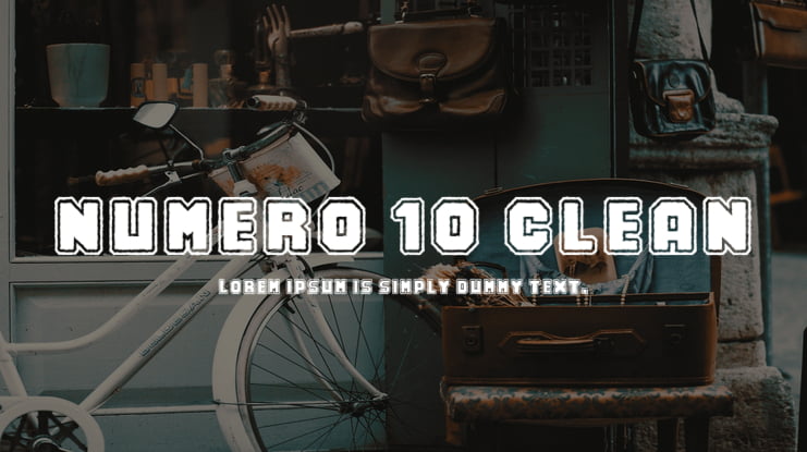 Numero 10 Clean Font