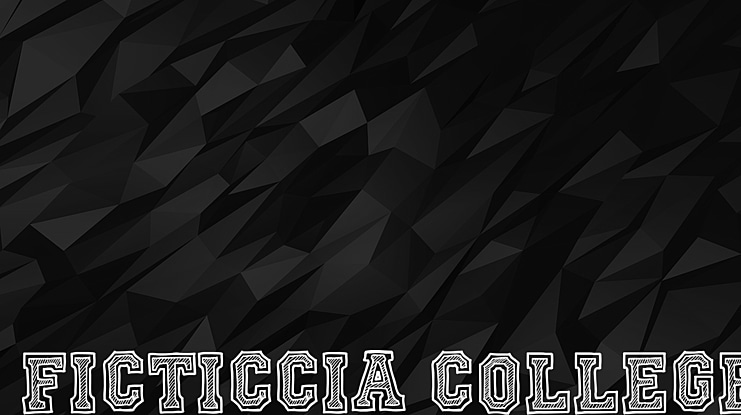 Ficticcia College Font
