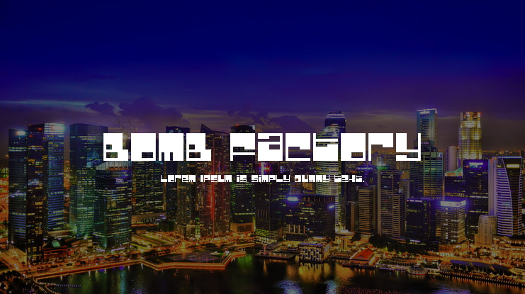 Bomb Factory Font
