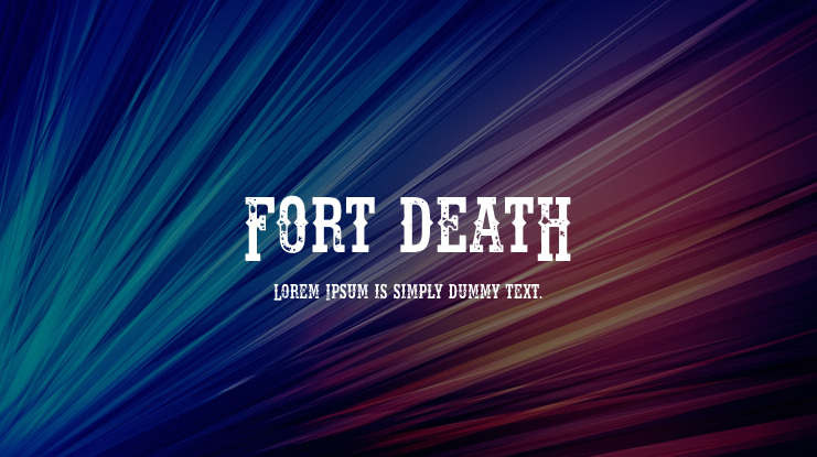 Fort Death Font