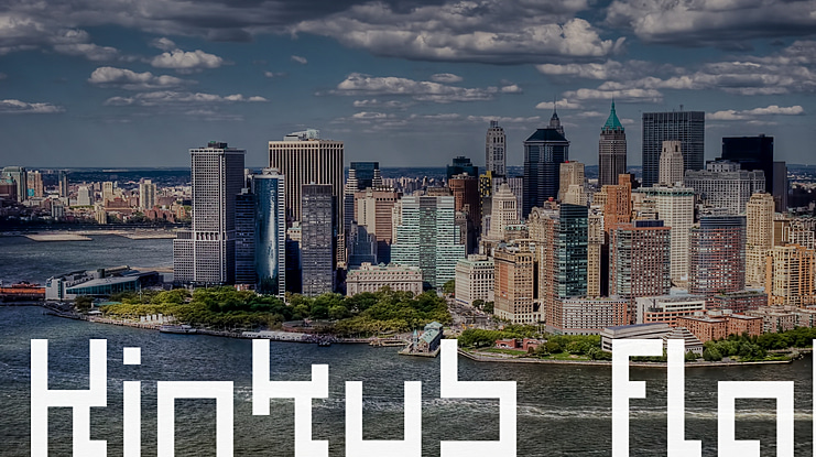 Kinkub Flat Font Family