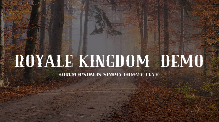 Royale Kingdom  DEMO Font