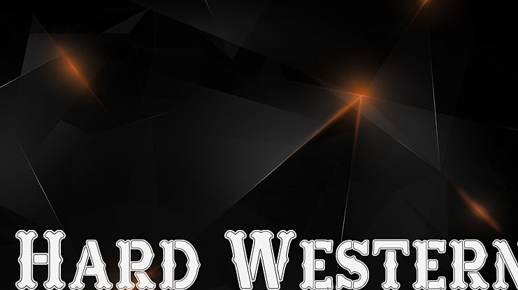 Hard Western Font