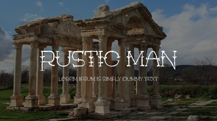 Rustic Man Font