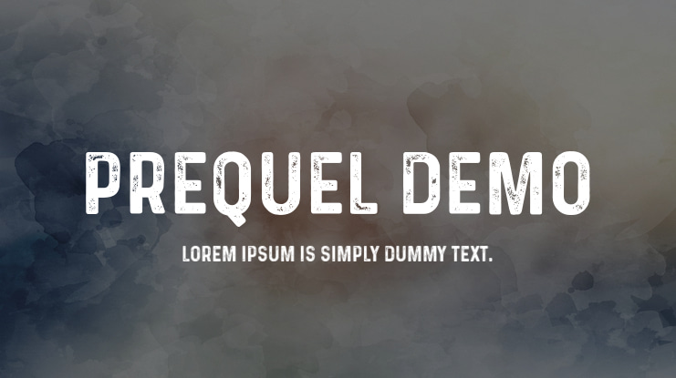 Prequel Demo Font