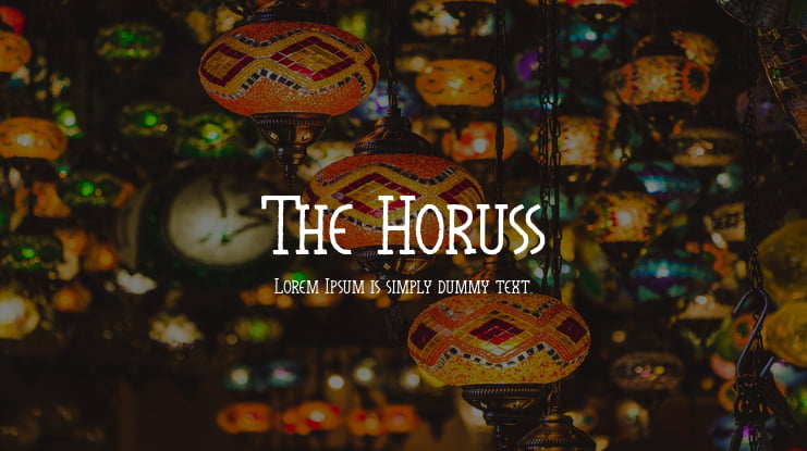 The Horuss Font