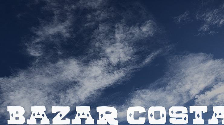 BAZAR COSTA Font