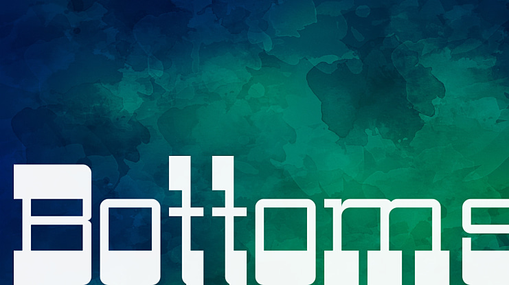Bottoms Font