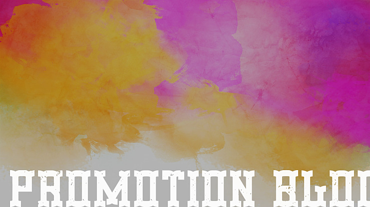 Promotion Blod Font Family